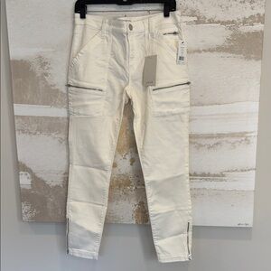 Joie Cream Cargo Pants NWT Size 31